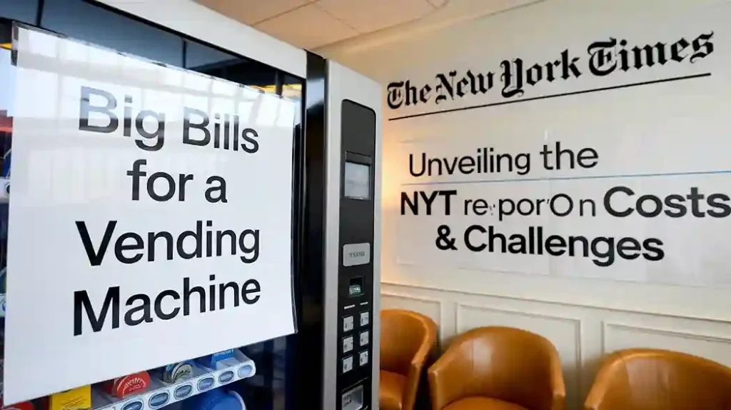 big bills for a vending machine nyt