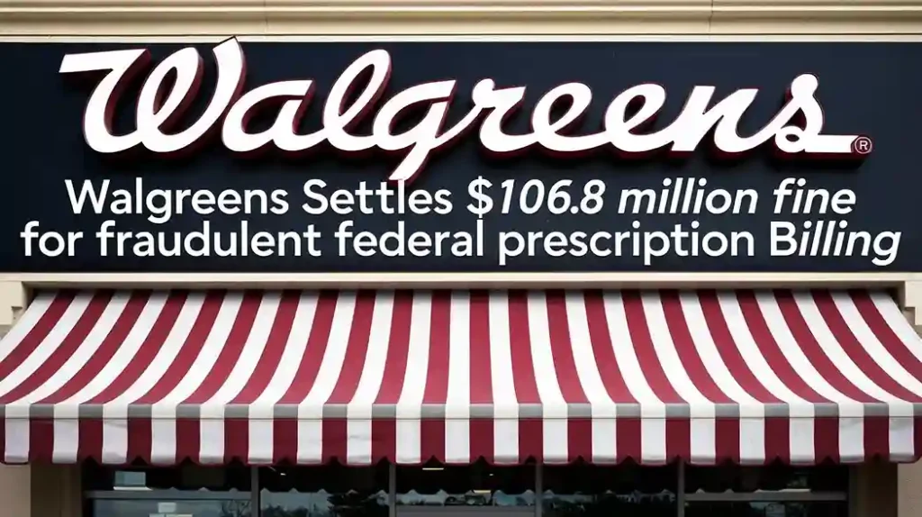 Walgreens Settles $106.8 Million Fine for Fraudulent Federal Prescription Billing