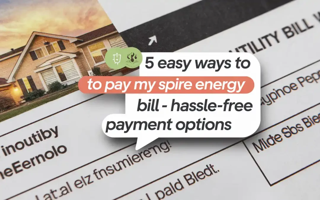 5 Easy Ways to Pay My Spire Energy Bill – Hassle-Free Payment Options