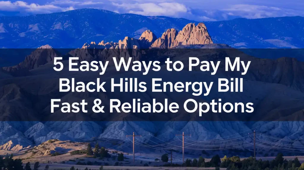 pay my black hills energy bill