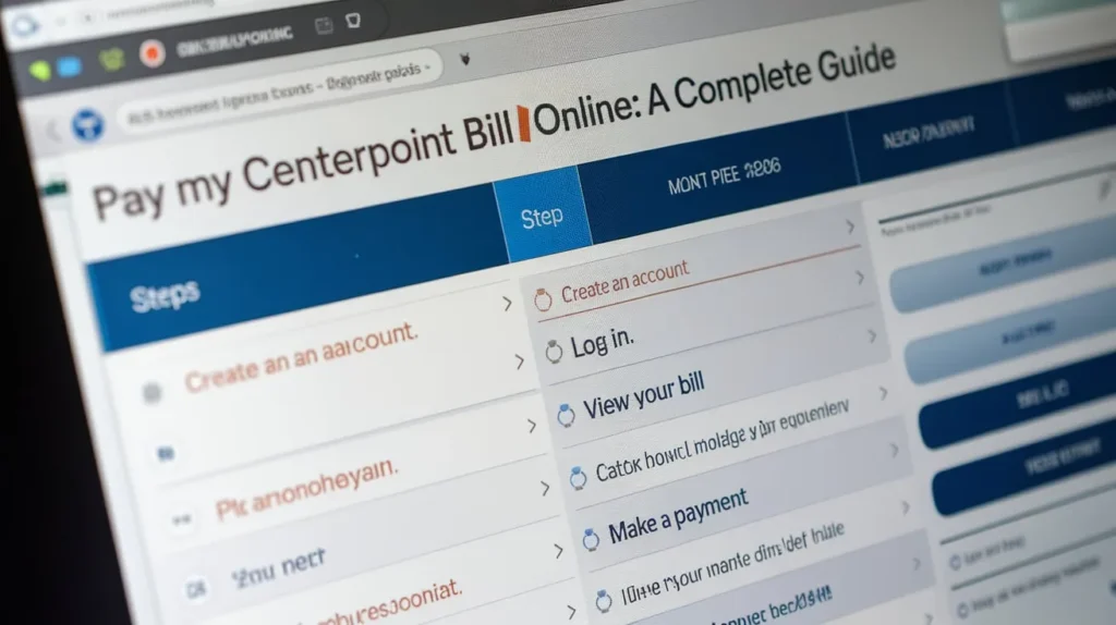 Pay My CenterPoint Energy Bill Online