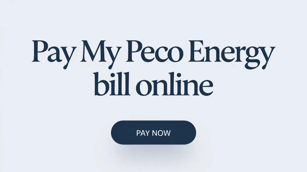 peco energy pay my bill