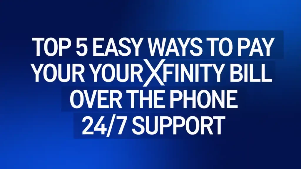 Xfinity bill pay phone number