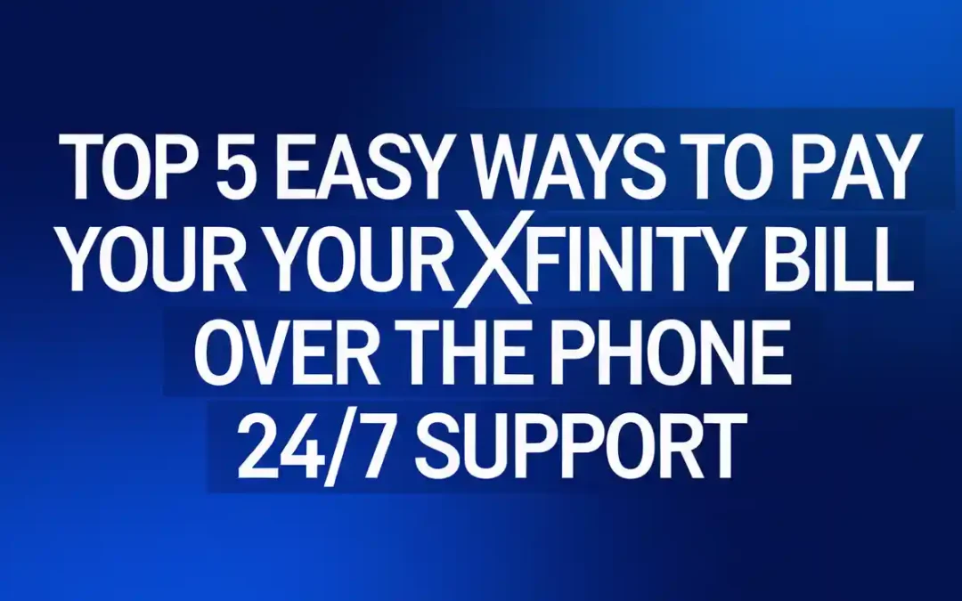 Xfinity bill pay phone number