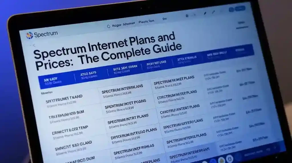 Spectrum internet plans and prices