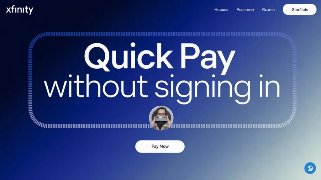 xfinity quick pay without signing in