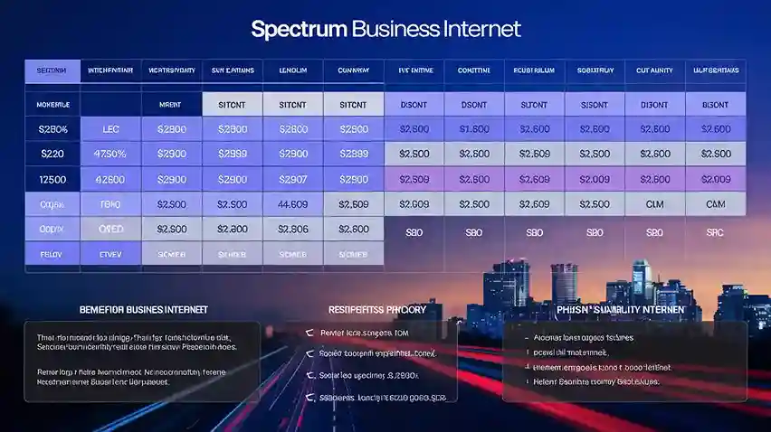 Spectrum business internet pricing