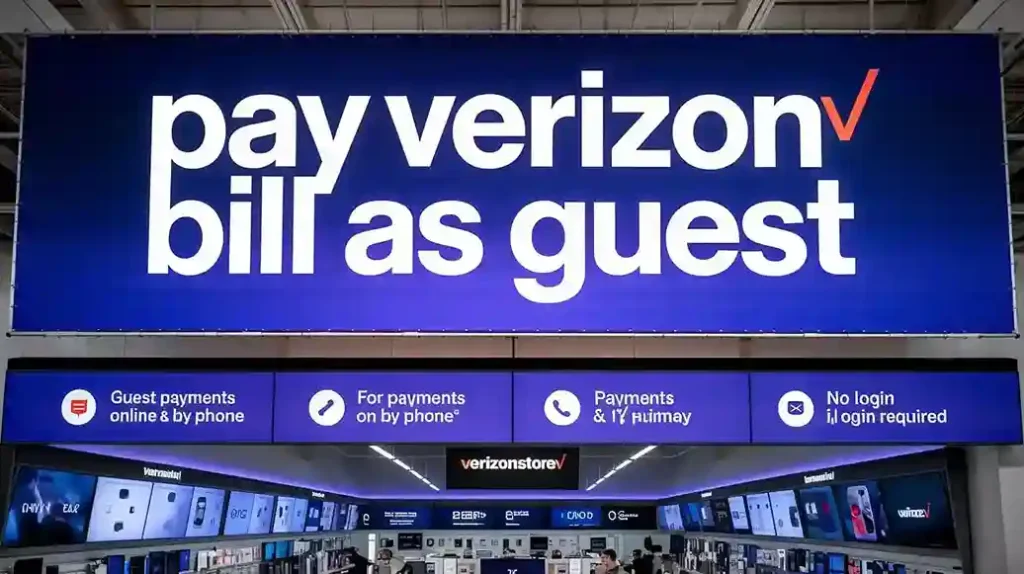 Pay Verizon Bill as Guest