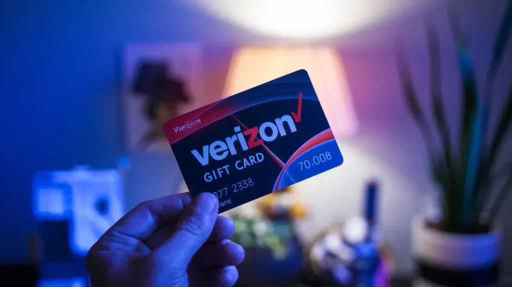 How to use a Verizon gift card